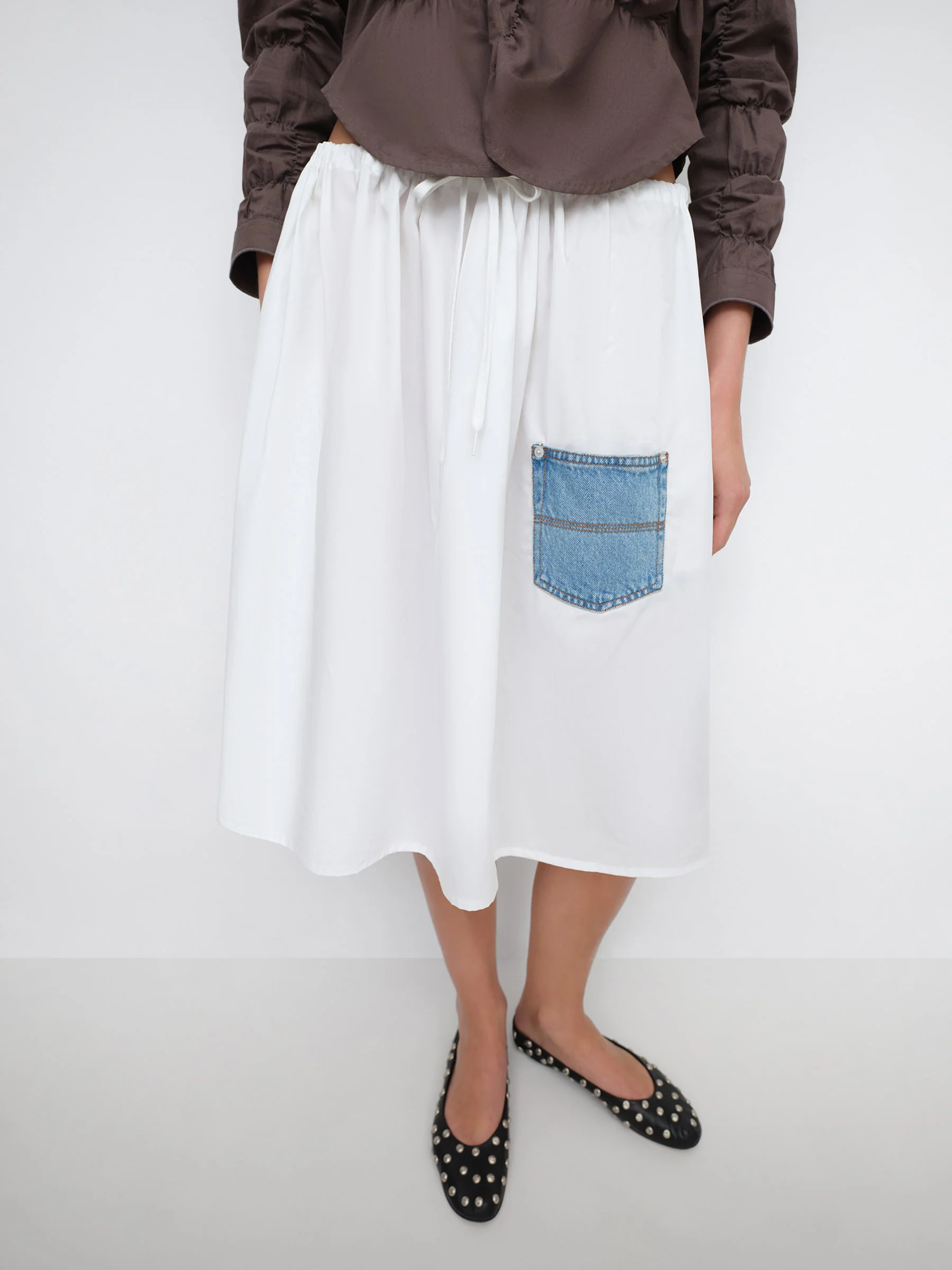 Baggy Midi Skirt - Image 3